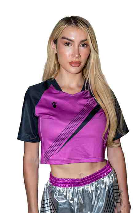 My store PowerGoal Paw Crop Top